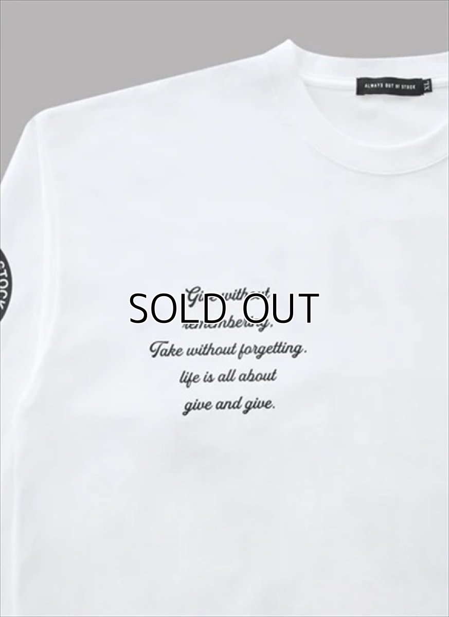 画像3: ALWAYS OUT OF STOCK Varsty Designed Supima L/S Tee (ロングスリーブTシャツ) (3)