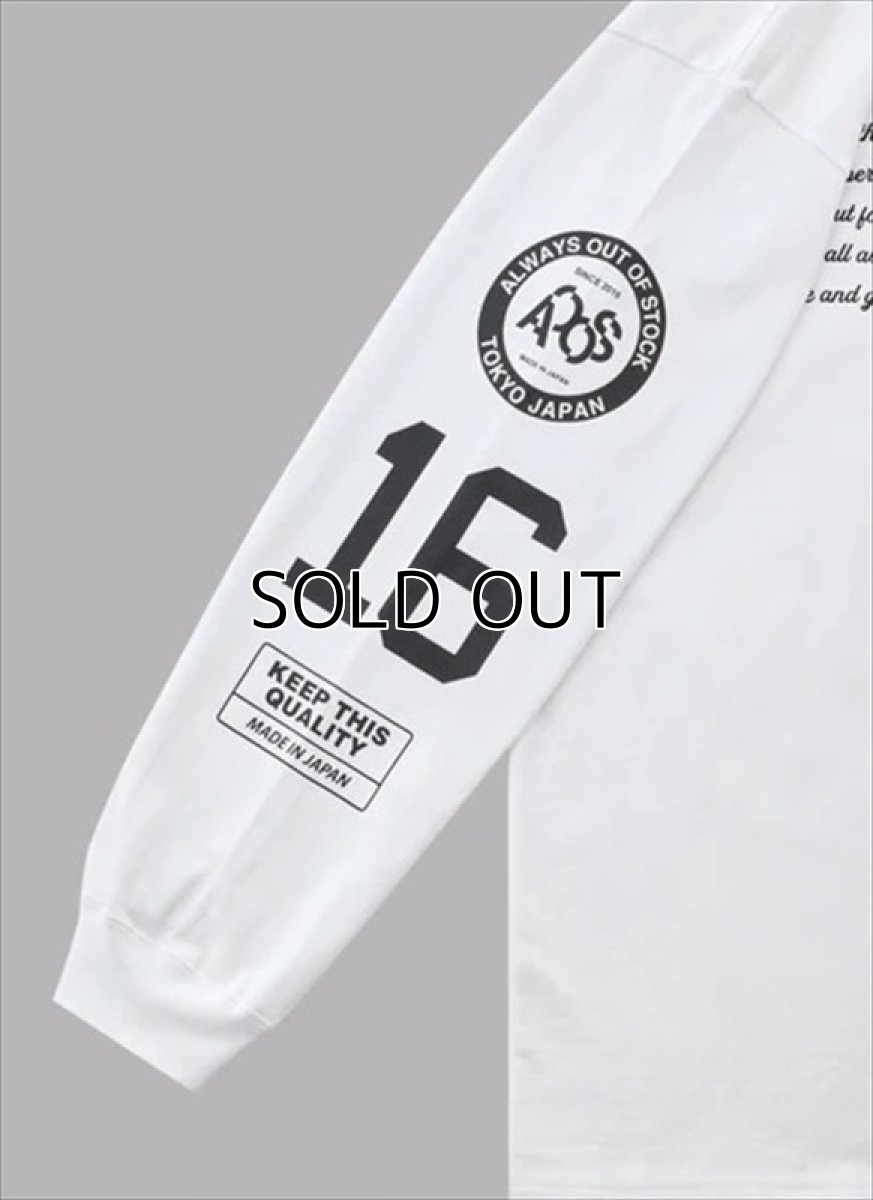 画像4: ALWAYS OUT OF STOCK Varsty Designed Supima L/S Tee (ロングスリーブTシャツ) (4)