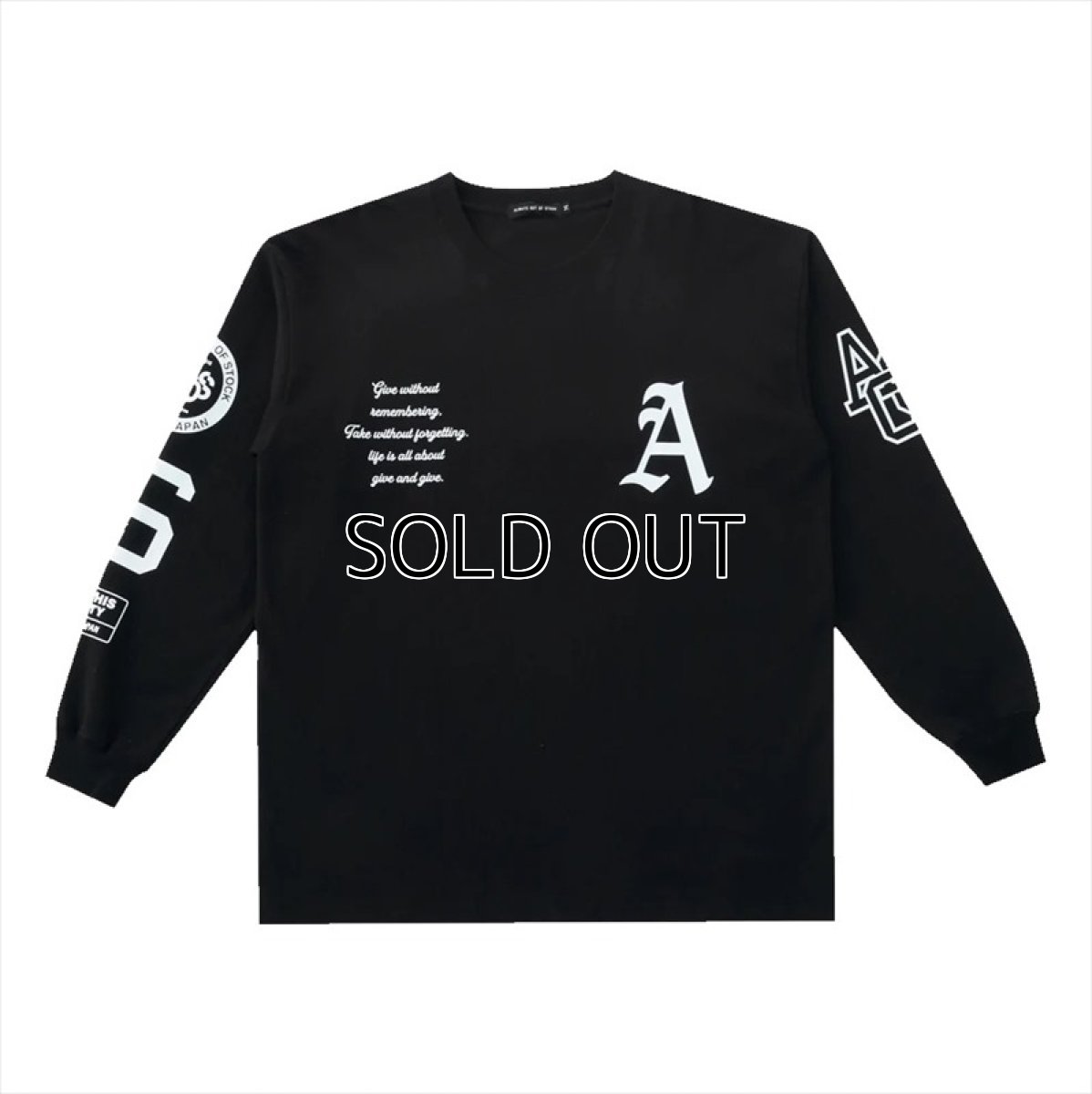 画像1: ALWAYS OUT OF STOCK Varsty Designed Supima L/S Tee (ロングスリーブTシャツ) (1)