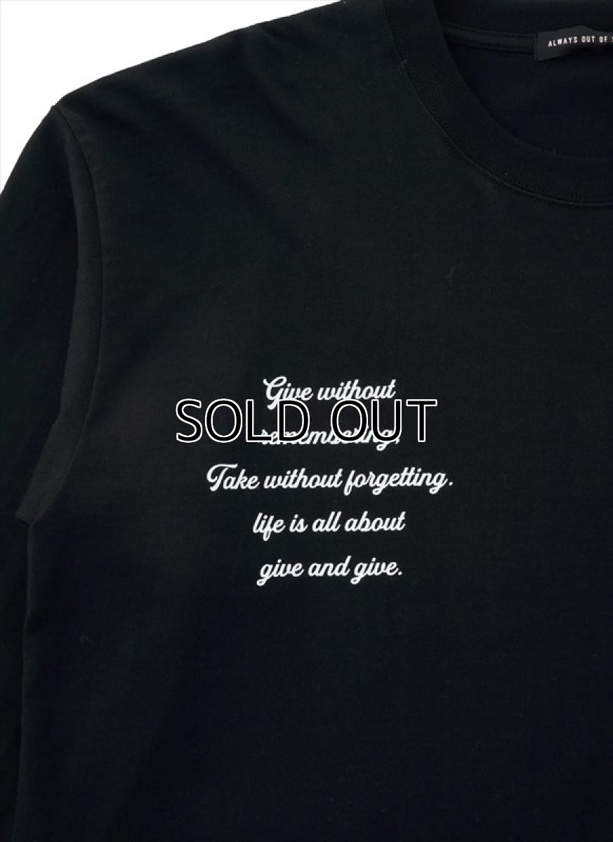 画像3: ALWAYS OUT OF STOCK Varsty Designed Supima L/S Tee (ロングスリーブTシャツ) (3)