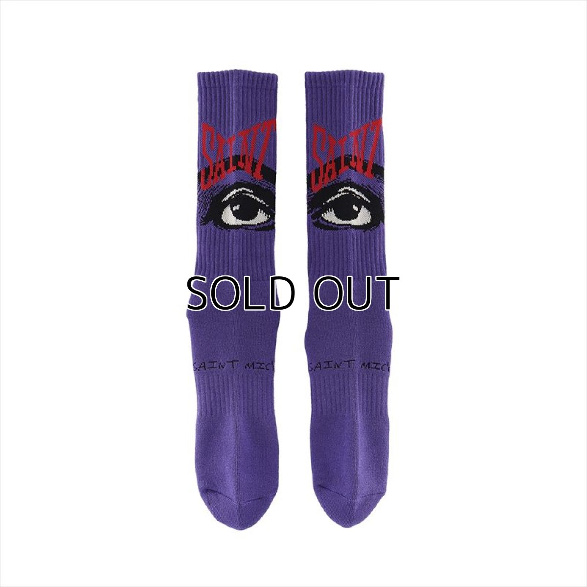 画像2: ©SAINT Mxxxxxx Socks Eye Purple (ソックス) (2)