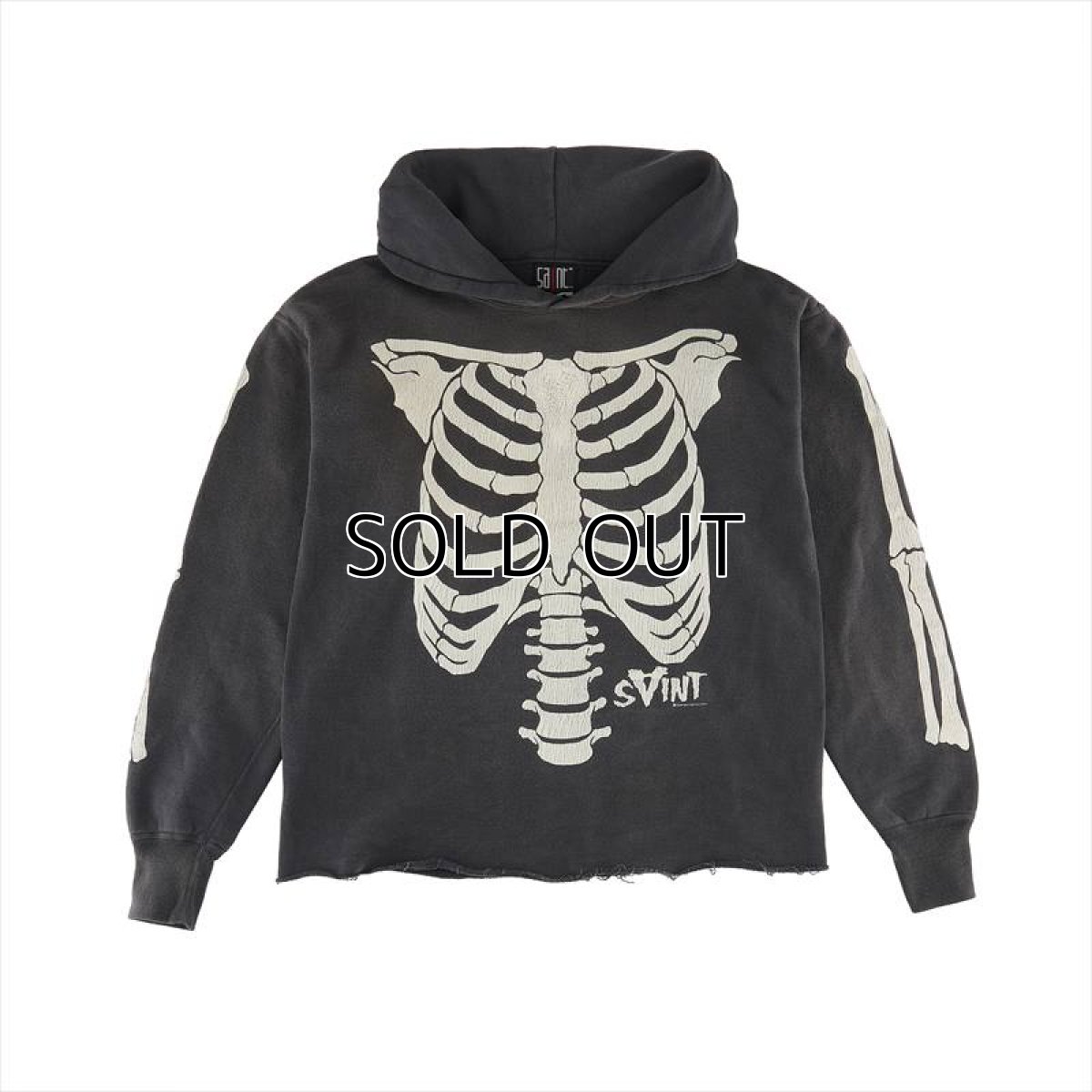 画像1: ©SAINT Mxxxxxx Hoodie Born Black (パーカー) (1)