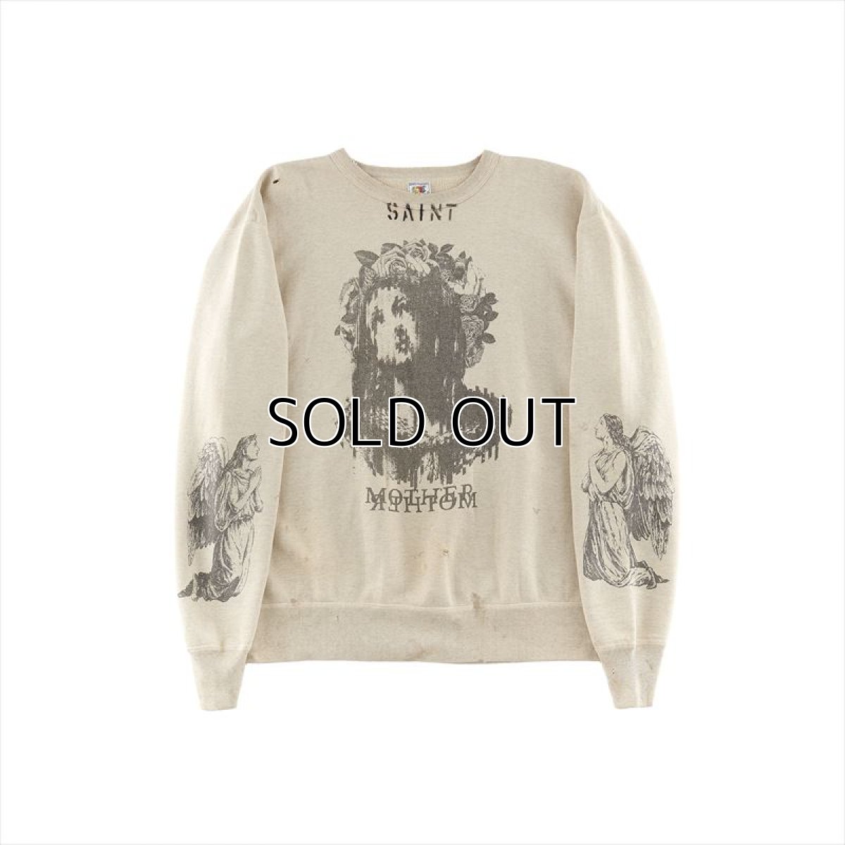 画像2: ©SAINT Mxxxxxx x Kosuke Kawamura Crew Sweat Mother Grey (スウェット) (2)
