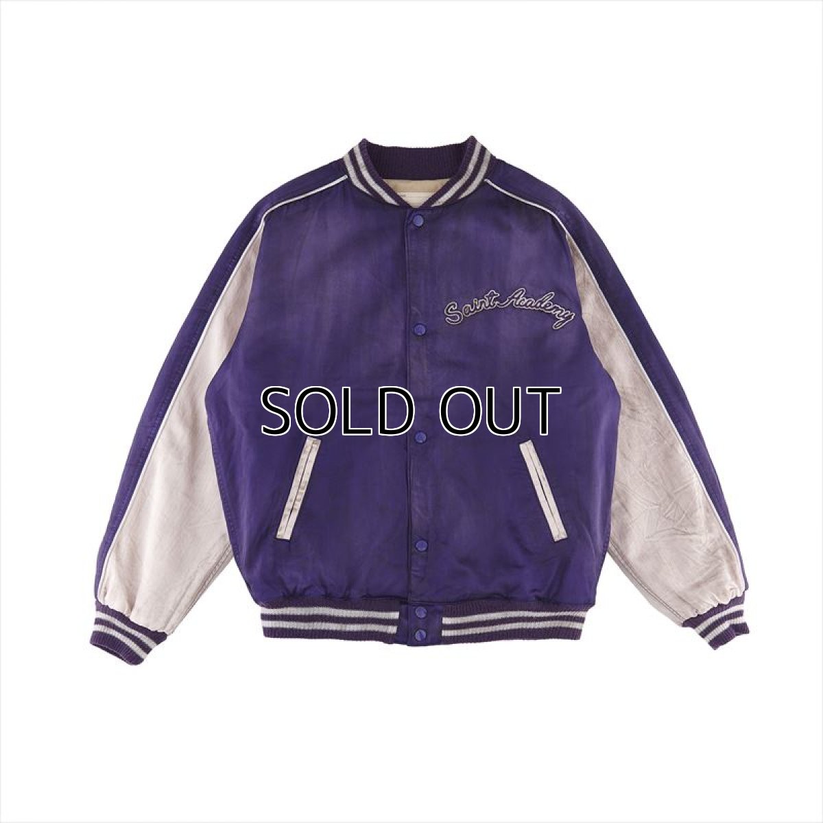 画像1: ©SAINT Mxxxxxx x SHERMER ACADEMY Souvenir Jacket Purple Pink (スーベニアジャケット) (1)