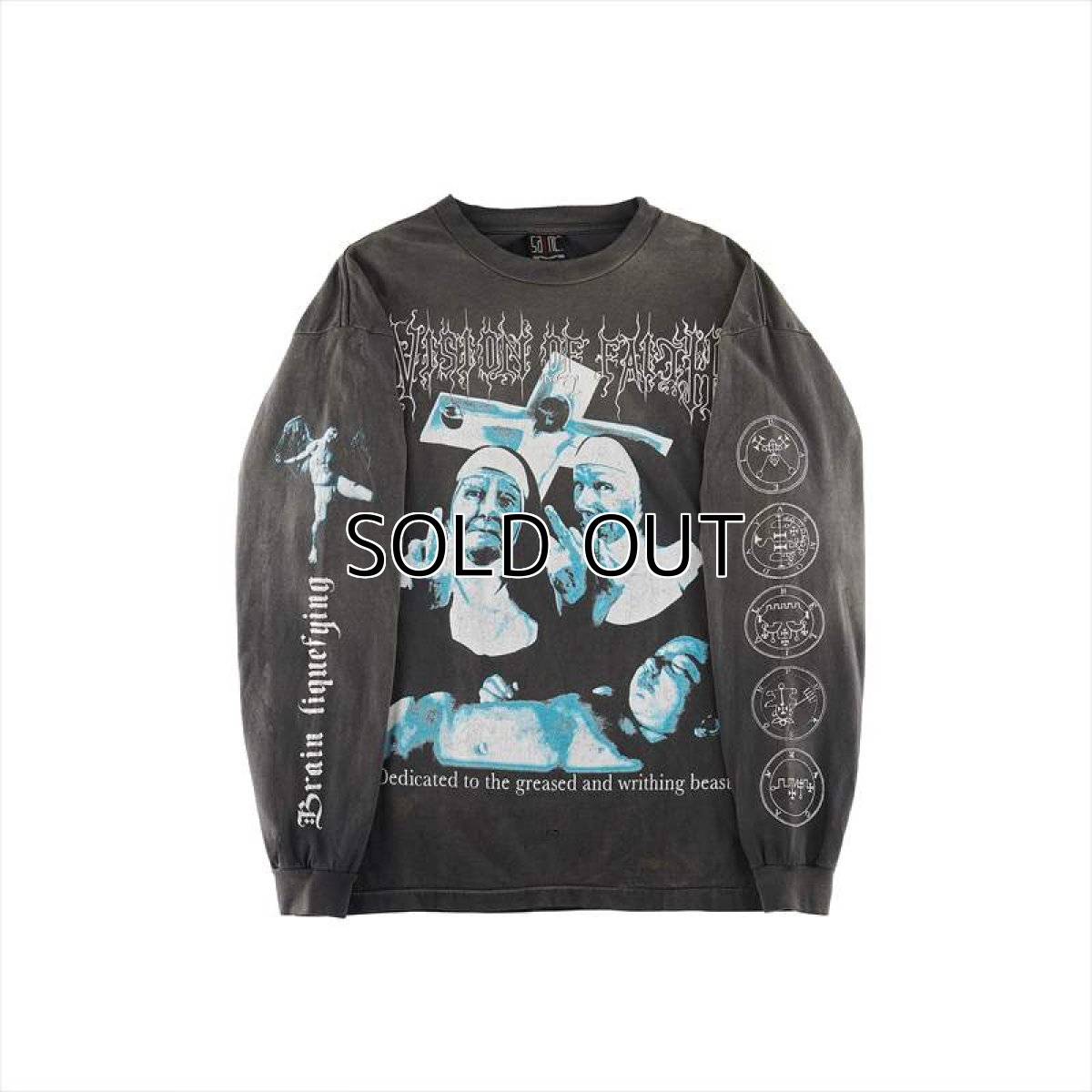 画像2: ©SAINT Mxxxxxx L/S T-Shirt Sisters Black (ロングスリーブTシャツ) (2)