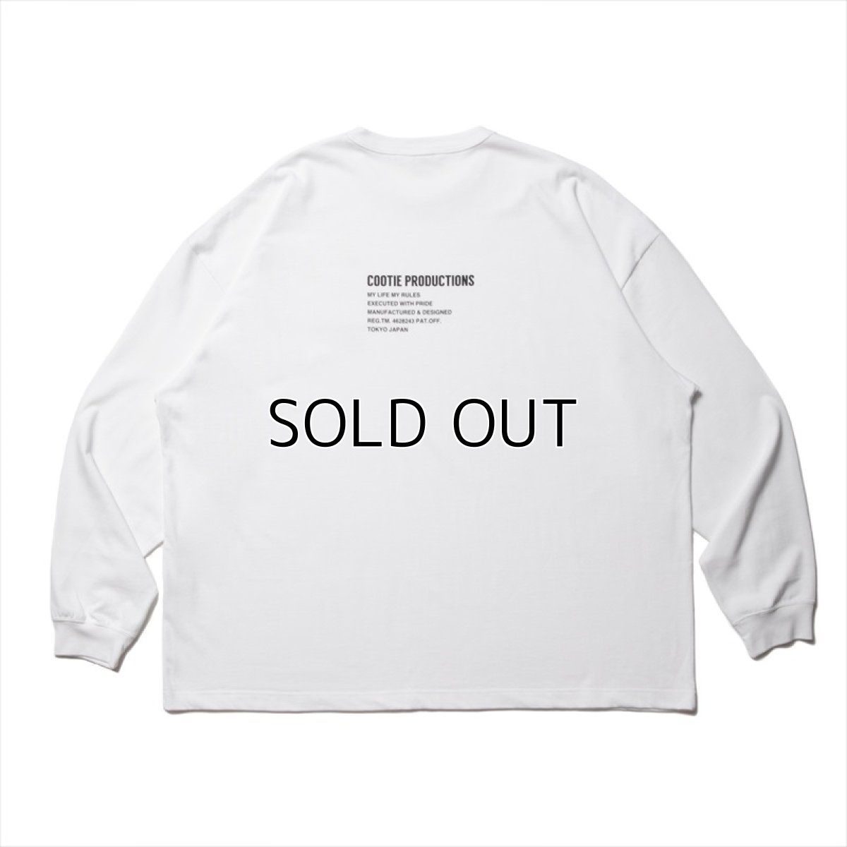 画像2: COOTIE PRODUCTIONS C/R Smooth Jersey L/S Tee (ロングスリーブTシャツ) (2)