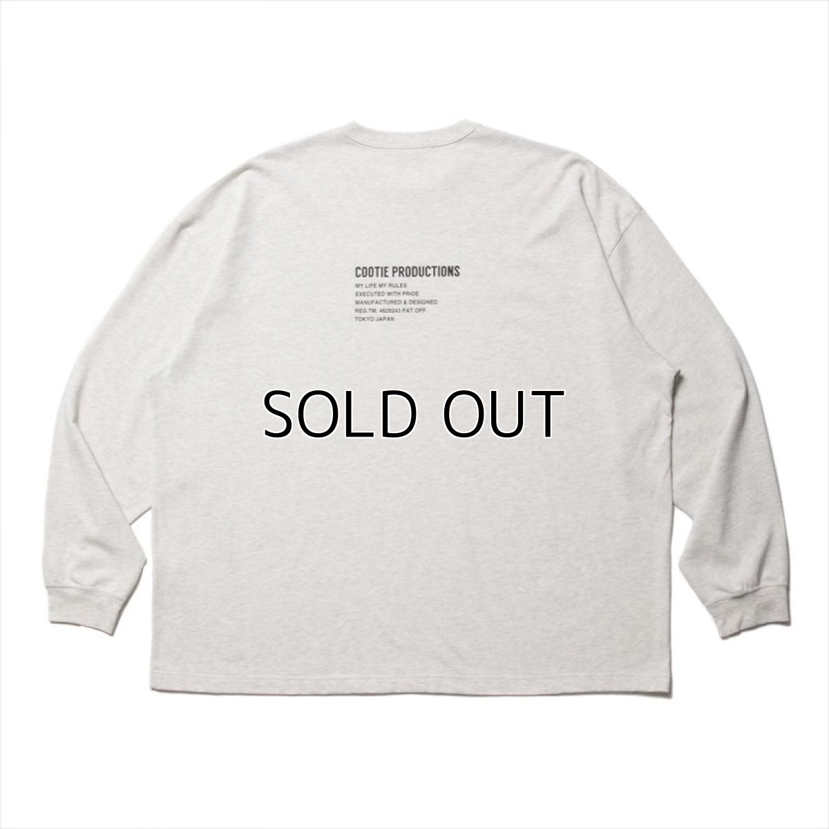 画像2: COOTIE PRODUCTIONS C/R Smooth Jersey L/S Tee (ロングスリーブTシャツ) (2)