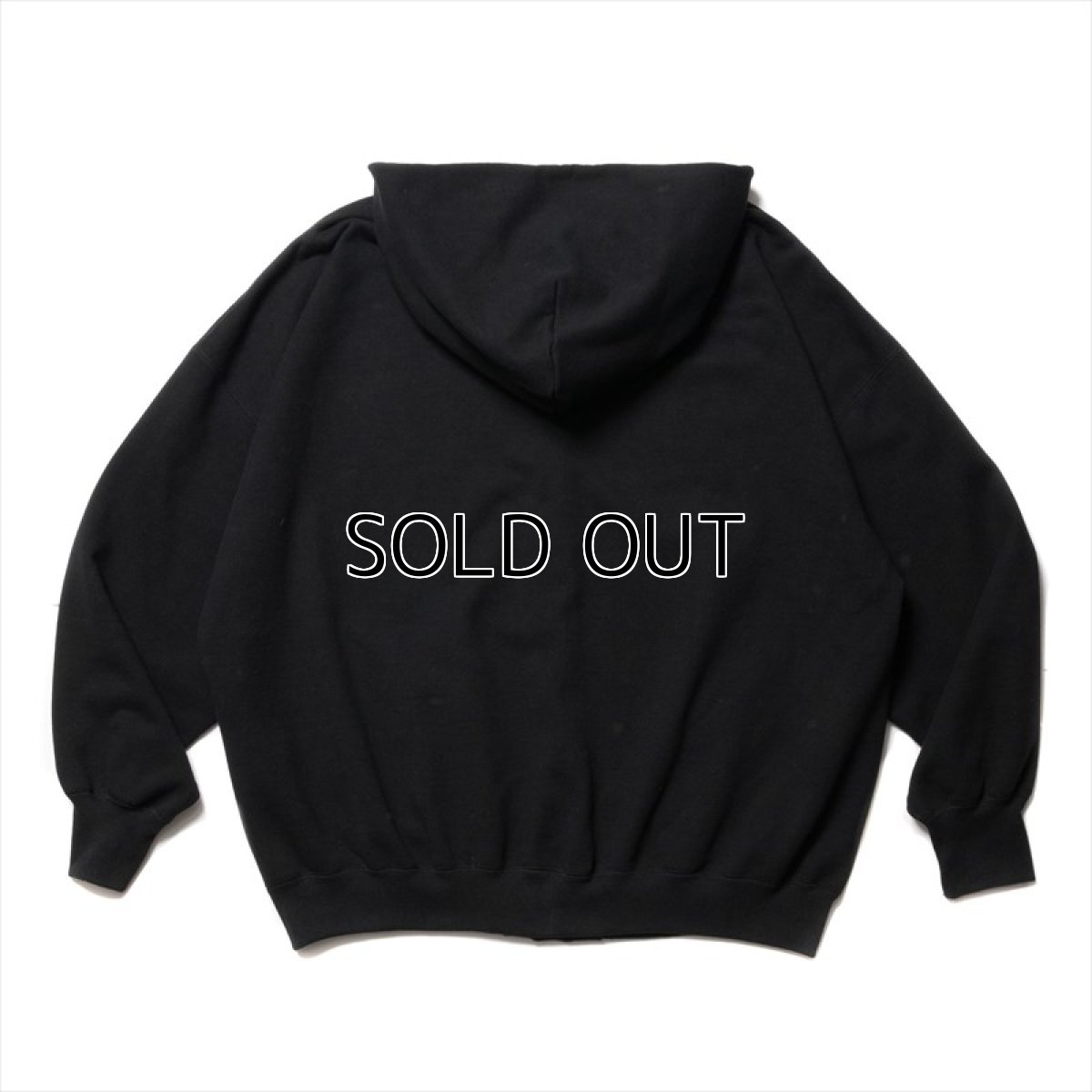 画像2: COOTIE PRODUCTIONS Open End Yarn Plain Sweat Snap Hoodie (スナップパーカー) (2)