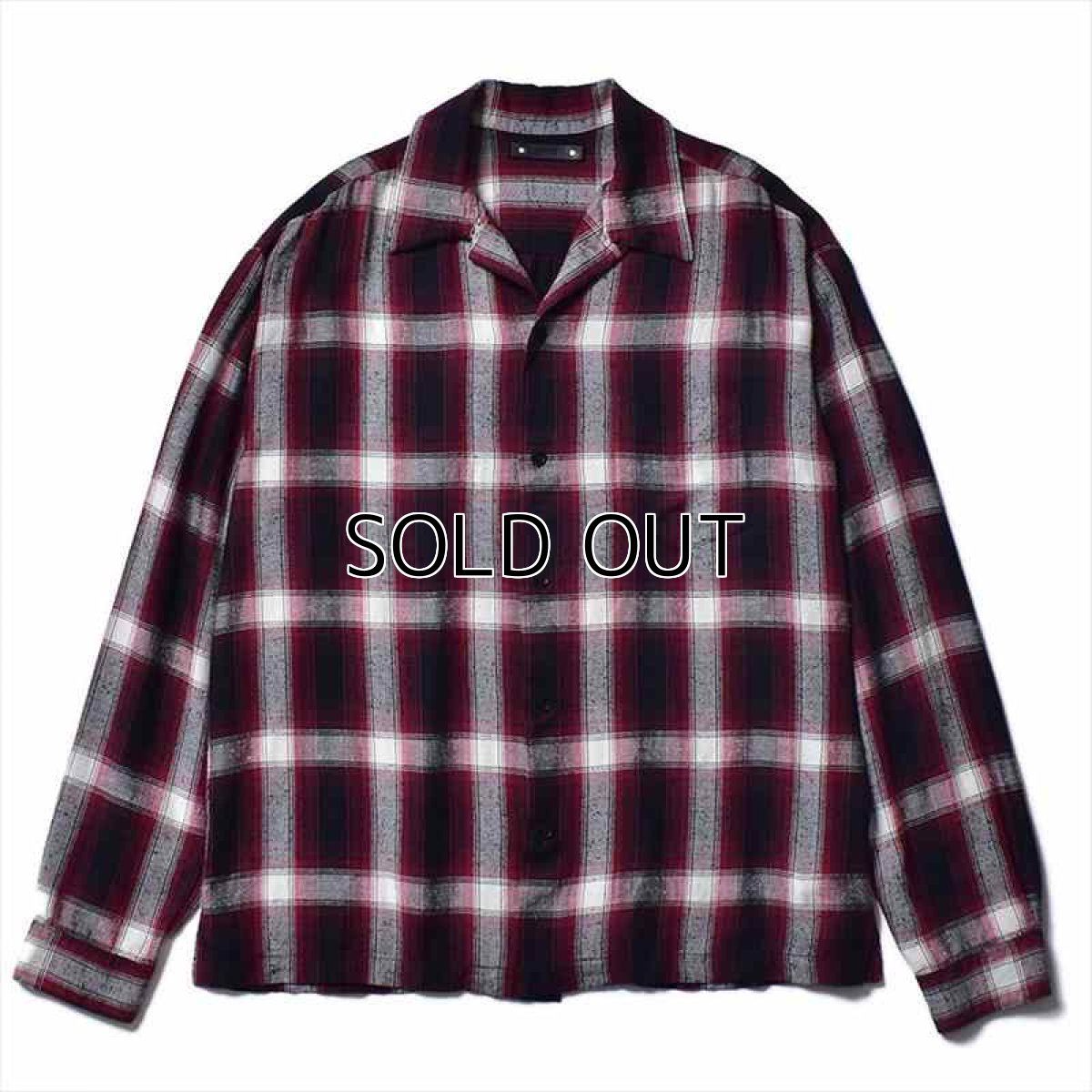 画像1: MINEDENIM RS.Nep Check Open Collar L/S Shirt (チェックシャツ) (1)