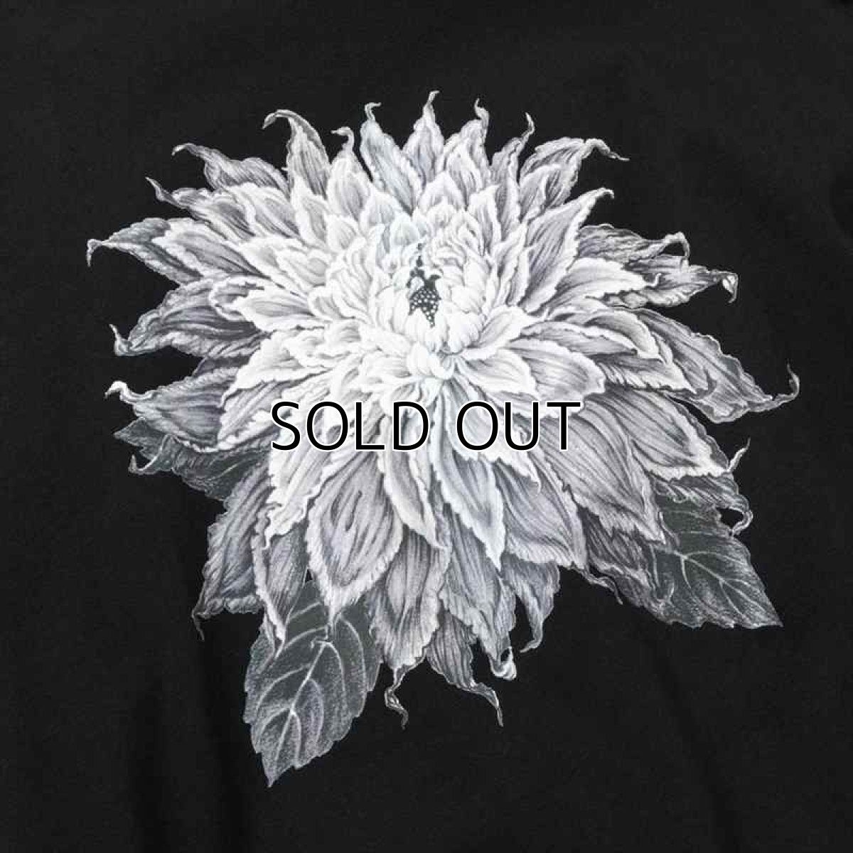 画像2: YOHJI YAMAMOTO ヨウジヤマモト x NEW ERA L/S T-Shirt 2023SS Dhalia Motif (ロングスリーブTシャツ) (2)