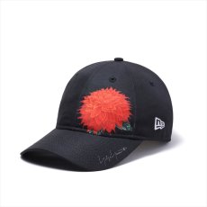 画像1: YOHJI YAMAMOTO ヨウジヤマモト x NEW ERA 9THIRTY Cap 2023SS Red Dhalia Motif (キャップ) (1)