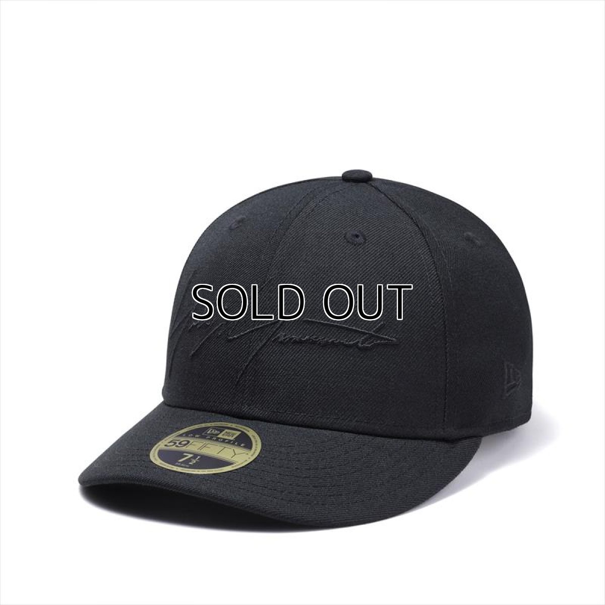 画像1: YOHJI YAMAMOTO ヨウジヤマモト x NEW ERA Low Profile 59FIFTY Cap 2023SS Signature Logo (ベースボールキャップ) (1)