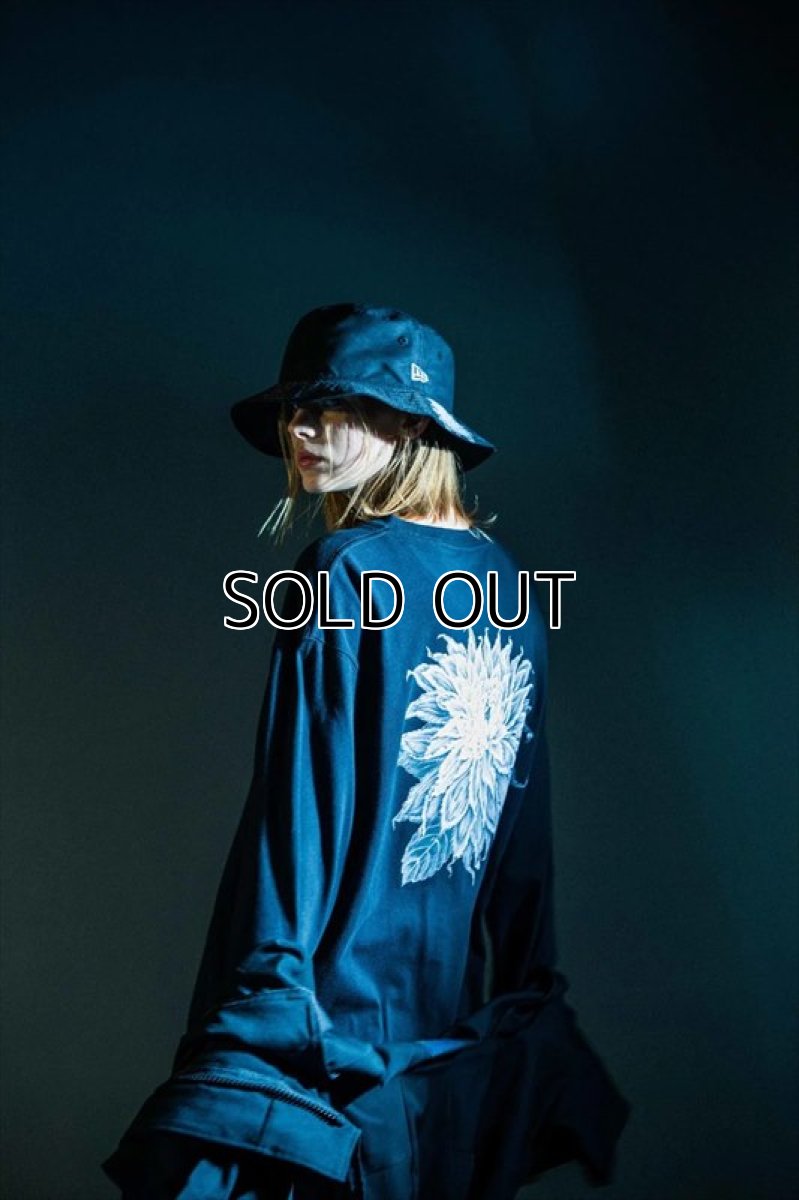 画像6: YOHJI YAMAMOTO ヨウジヤマモト x NEW ERA L/S T-Shirt 2023SS Dhalia Motif (ロングスリーブTシャツ) (6)