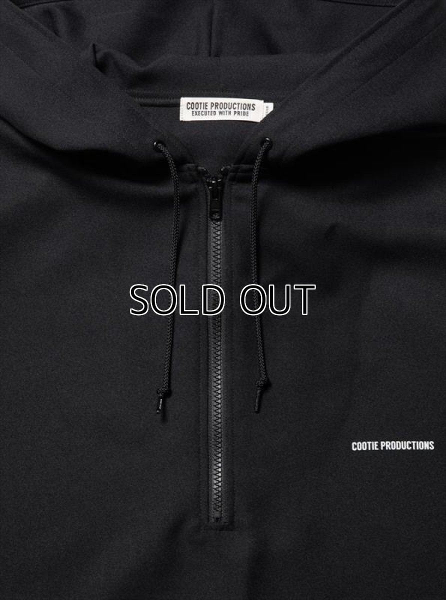画像2: COOTIE PRODUCTIONS Polyester Twill Half Zip Hoodie (ハーフジップパーカー) (2)