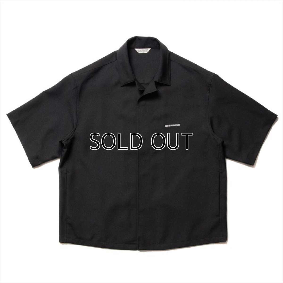 画像1: COOTIE PRODUCTIONS Polyester Twill Fly Front S/S Shirt (フライフロントシャツ) (1)