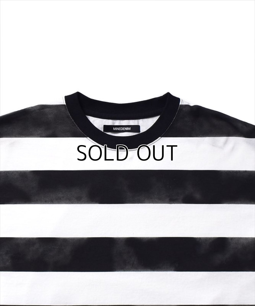 画像2: MINEDENIM Hazy Bold Border T-Shirt (ボーダーTシャツ) (2)