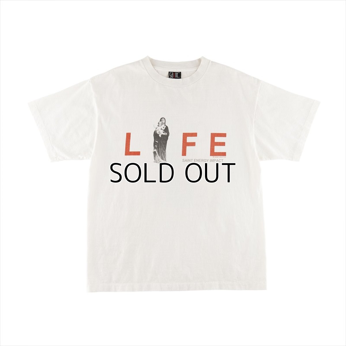 画像1: ©SAINT Mxxxxxx S/S T-Shirt LIFE MARIA White (Tシャツ) (1)