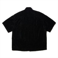 画像3: COOTIE PRODUCTIONS Garment Dyed L/C Velvet Open Collar S/S Shirt (ベルベットシャツ) (3)