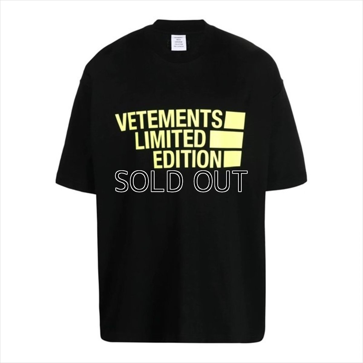 画像1: VETEMENTS ヴェトモン Big Logo Limited Edition T-Shirt (Tシャツ) (1)