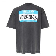 画像2: VETEMENTS ヴェトモン My Name Is VETEMENTS Faded T-Shirt (Tシャツ) (2)