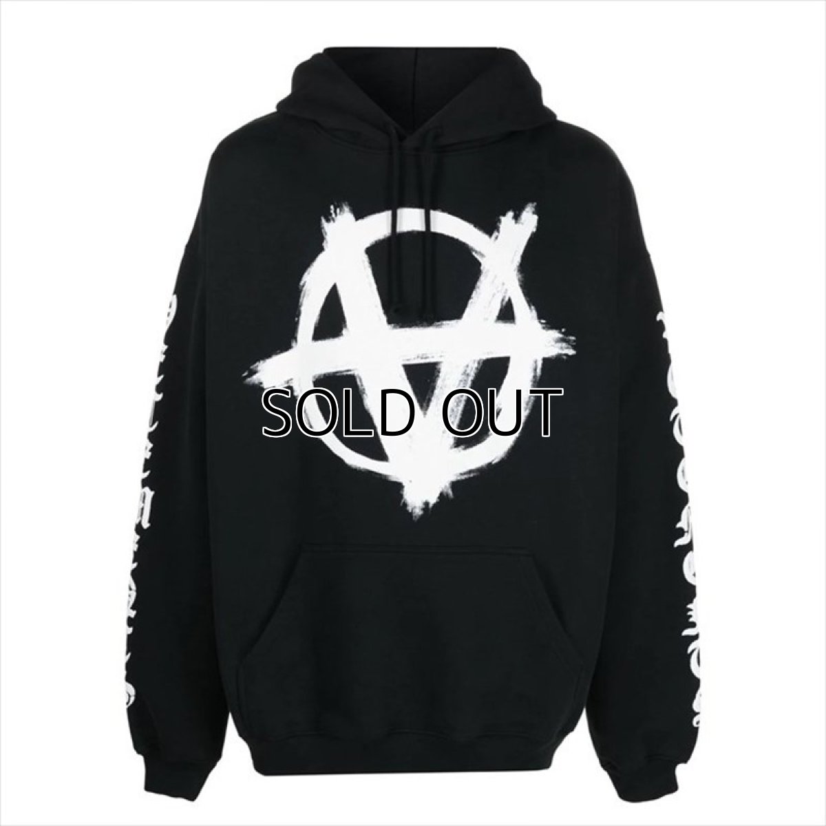 画像1: VETEMENTS ヴェトモン Double Anarchy Logo Hoodie (パーカー) (1)