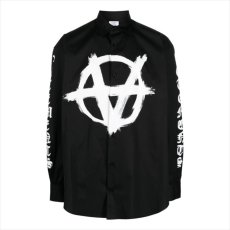 画像1: VETEMENTS ヴェトモン Double Anarchy Logo Shirt (ダブルアナーキーシャツ) (1)