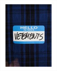 画像3: VETEMENTS ヴェトモン Bleached My Name Is Vetements Flannel Shirt (チェックシャツ) (3)