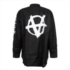 画像2: VETEMENTS ヴェトモン Double Anarchy Logo Shirt (ダブルアナーキーシャツ) (2)