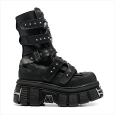 画像2: VETEMENTS ヴェトモン NEWROCK Gamer Ankle Boots (ブーツ) (2)