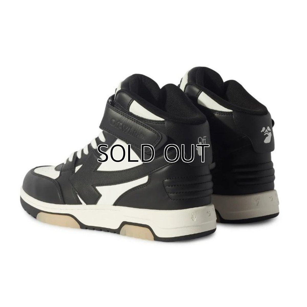 画像3: OFF-WHITE Out Of Office Mid Top Leather Sneaker (スニーカー) (3)
