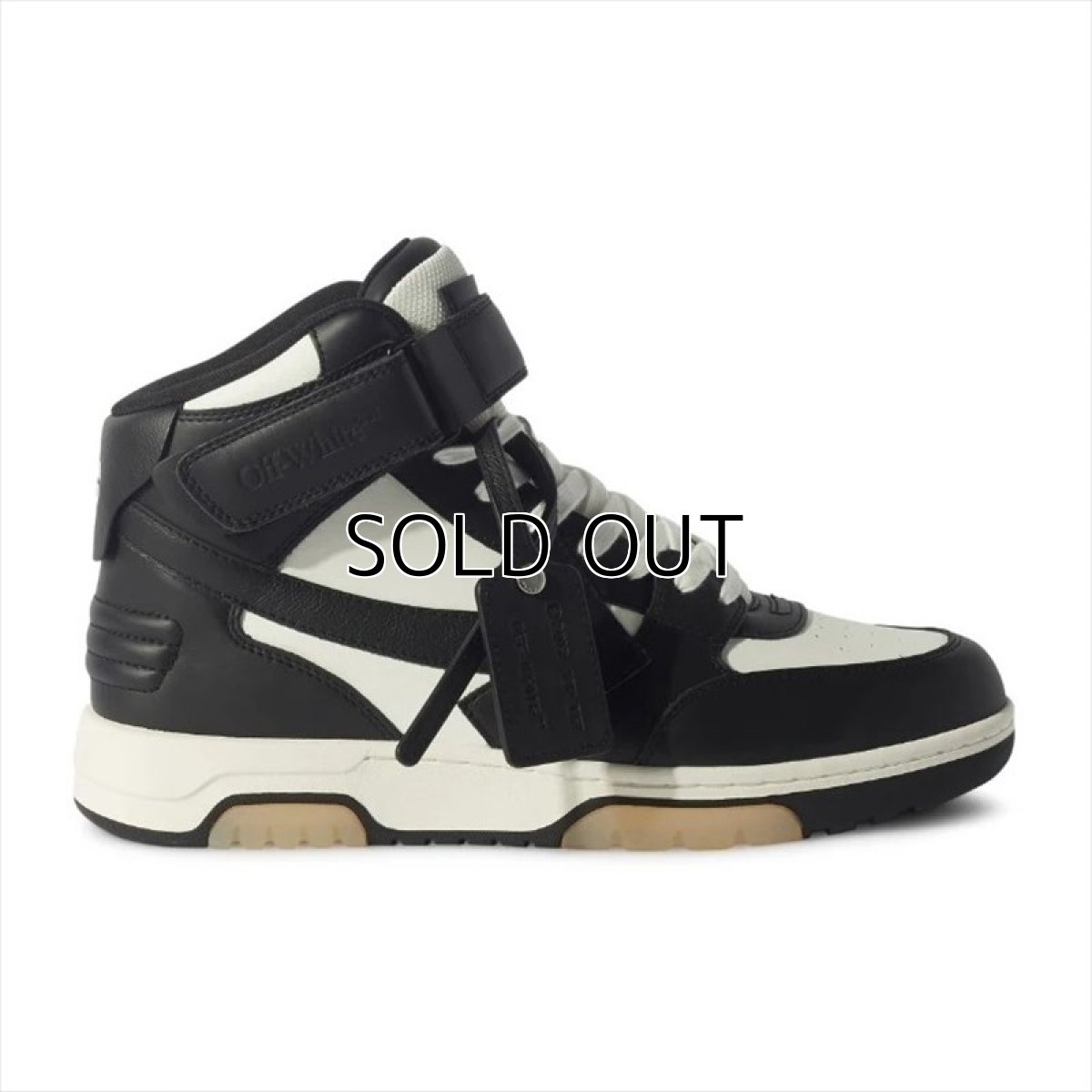 画像1: OFF-WHITE Out Of Office Mid Top Leather Sneaker (スニーカー) (1)