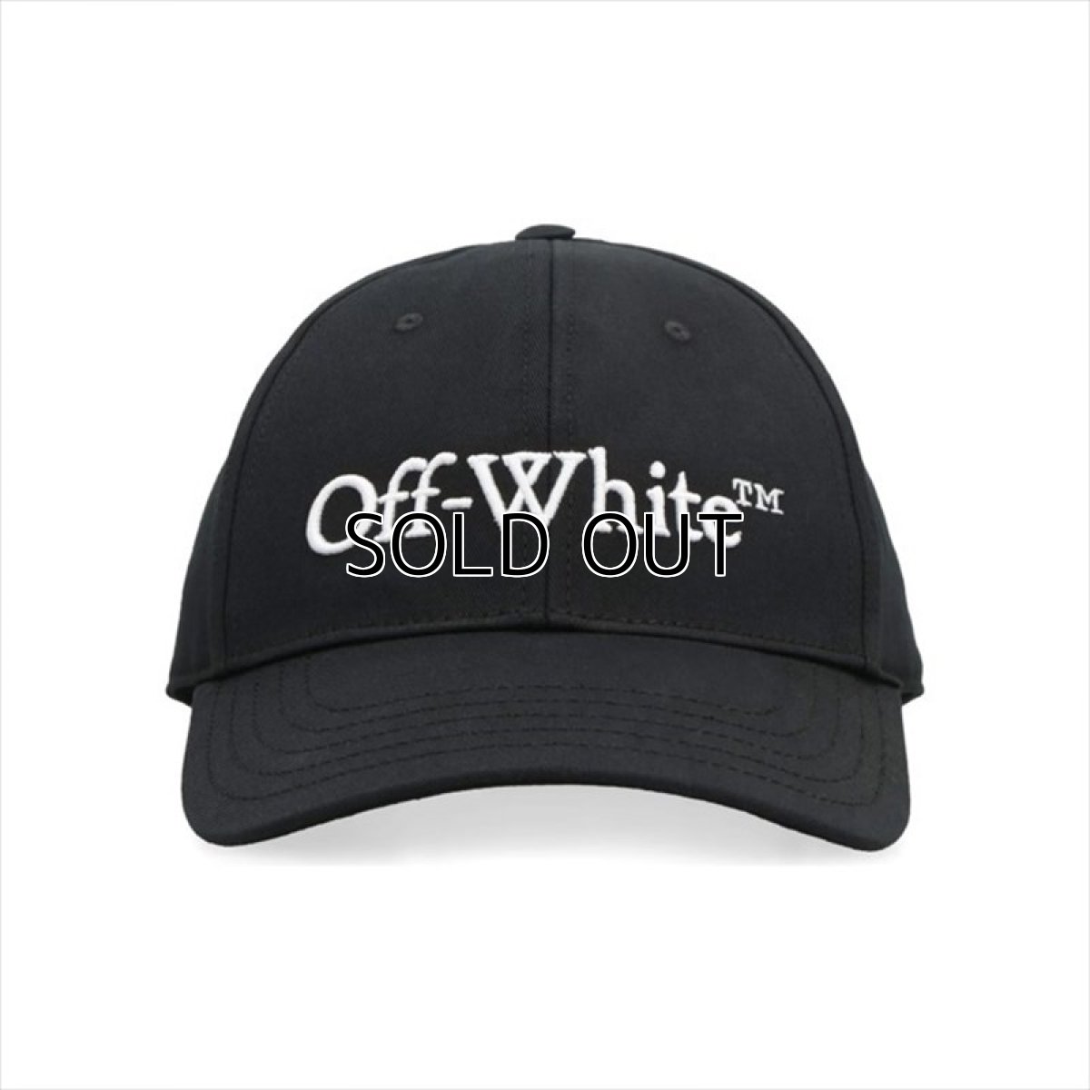 画像2: OFF-WHITE Bookish Dril Baseball Cap (キャップ) (2)