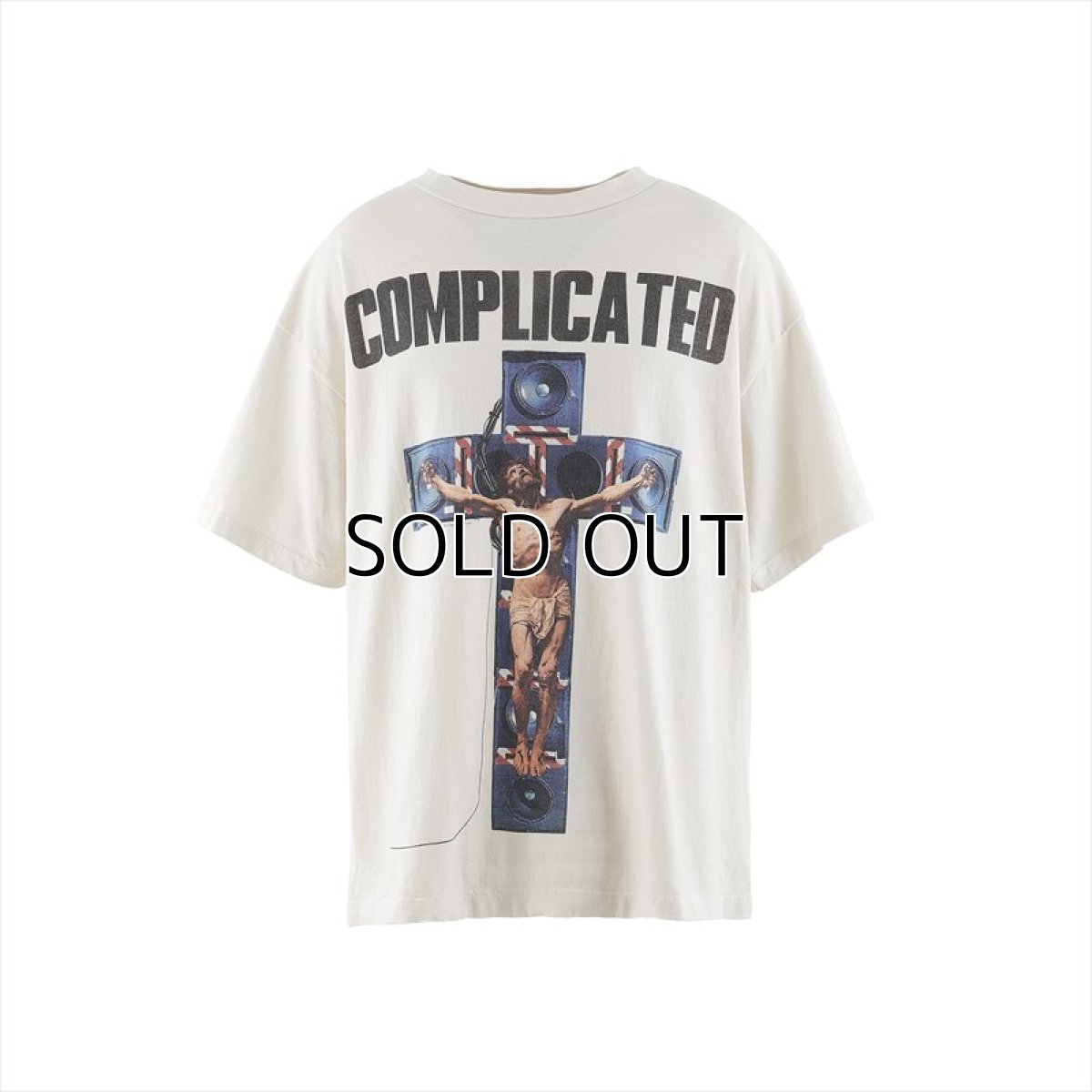 画像1: ©SAINT Mxxxxxx Kosuke Kawamura SS T-Shirt COMPLICATED White (Tシャツ) (1)