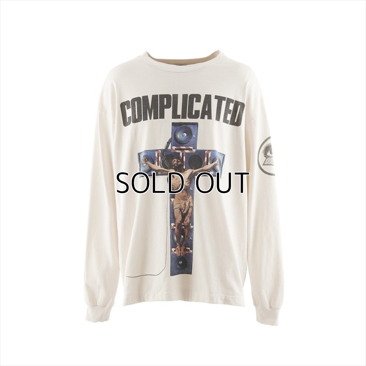 画像1: ©SAINT Mxxxxxx Kosuke Kawamura LS T-Shirt COMPLICATED White (ロングスリーブTシャツ) (1)