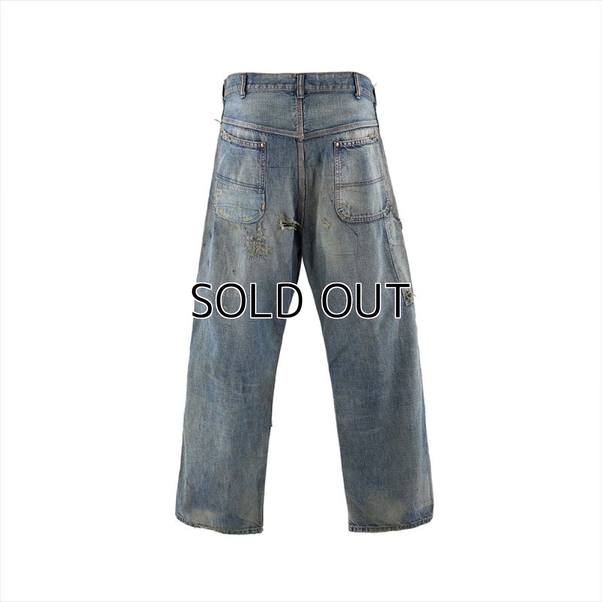 画像2: ©SAINT Mxxxxxx Denim Pants PAINTER PANTS Blue (ペインターパンツ) (2)