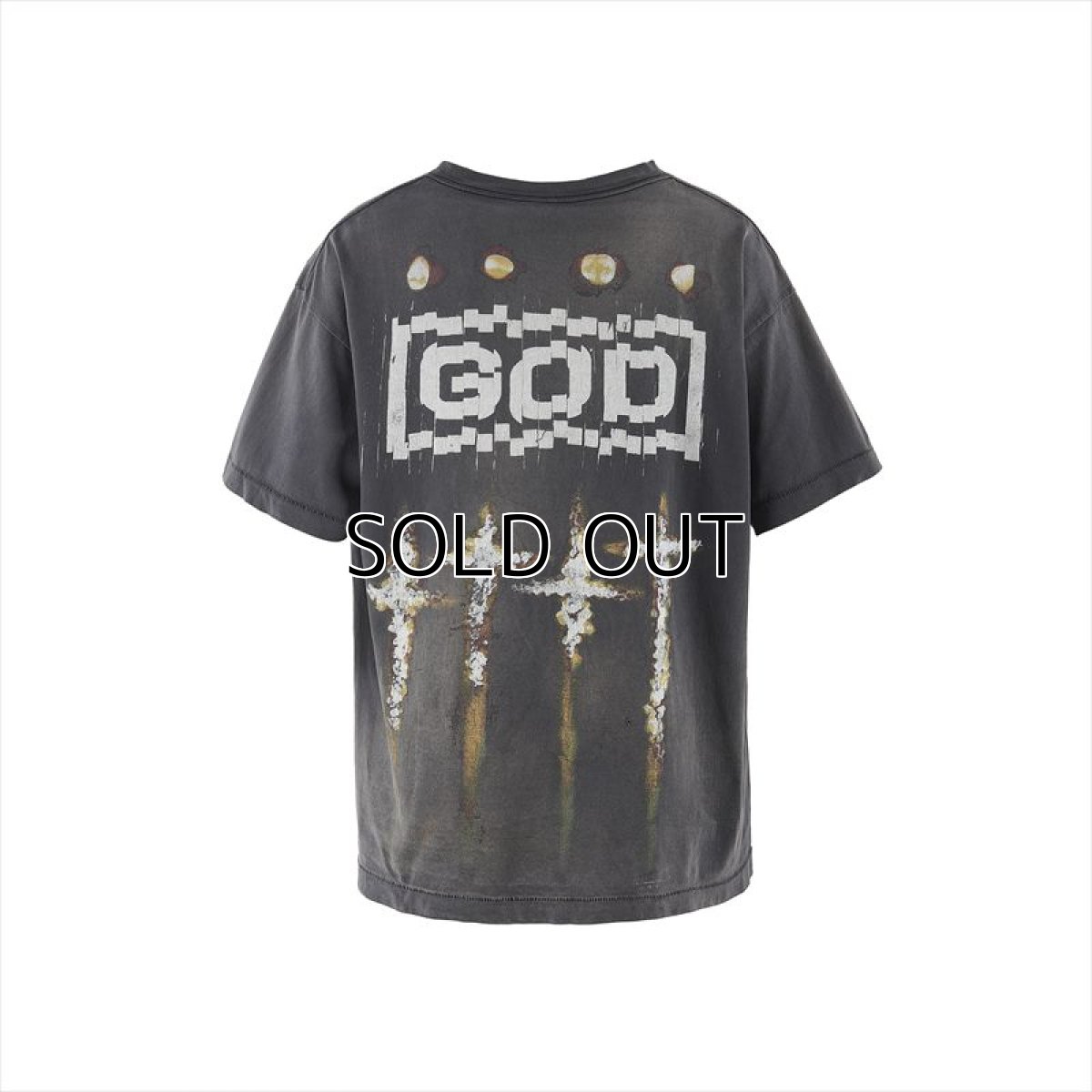 画像2: ©SAINT Mxxxxxx FORSOMEONE SS T-Shirt GOD Black (Tシャツ) (2)