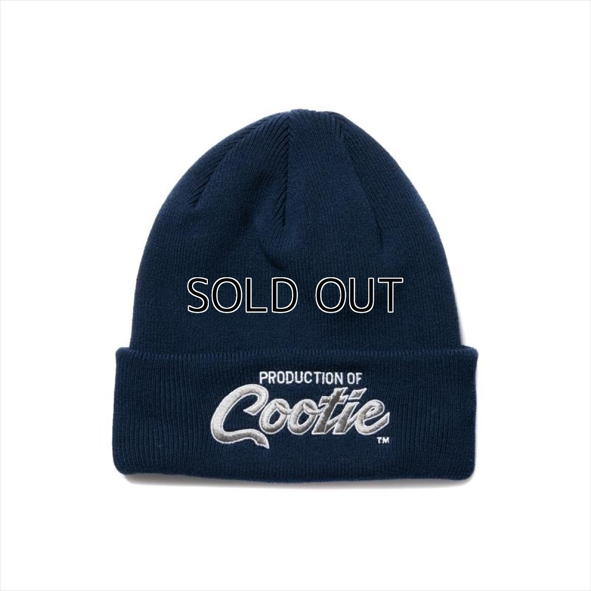 画像1: COOTIE PRODUCTIONS Embroidery Dry Tech Big Cuffed Beanie (PRODUCTION OF COOTIE) ビーニー (1)