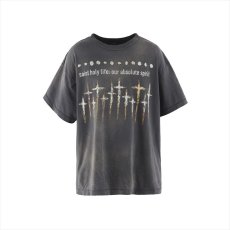 画像1: ©SAINT Mxxxxxx FORSOMEONE SS T-Shirt GOD Black (Tシャツ) (1)
