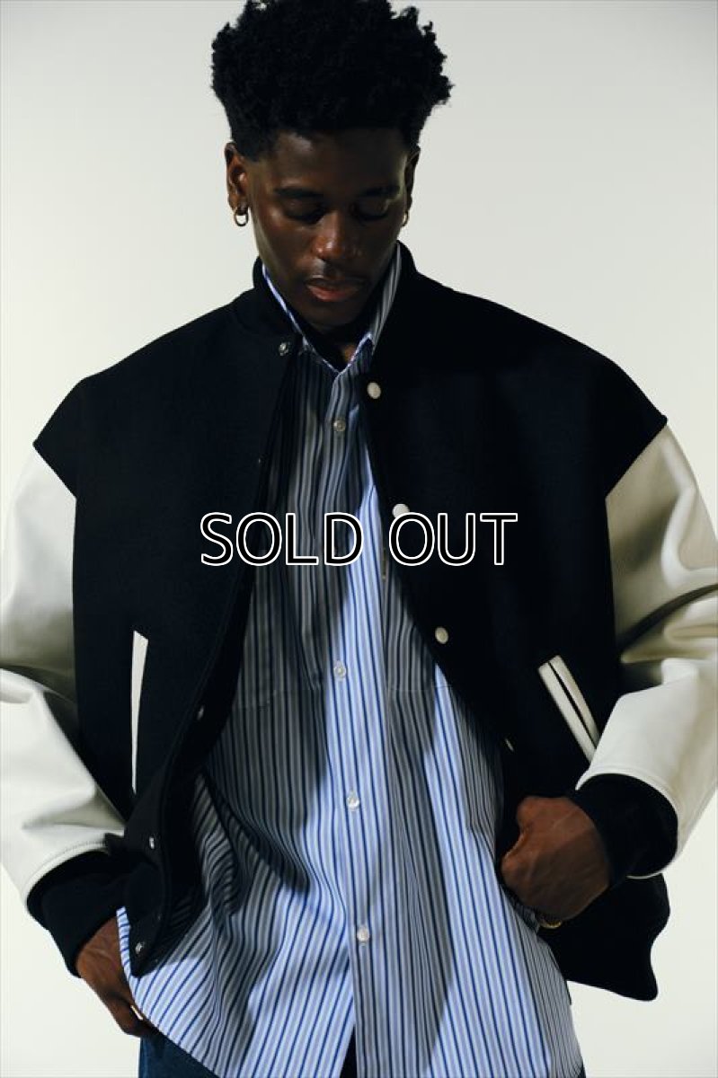 画像3: COOTIE PRODUCTIONS Stripe Broad L/S Shirt (THOMAS MASON) ストライプシャツ (3)