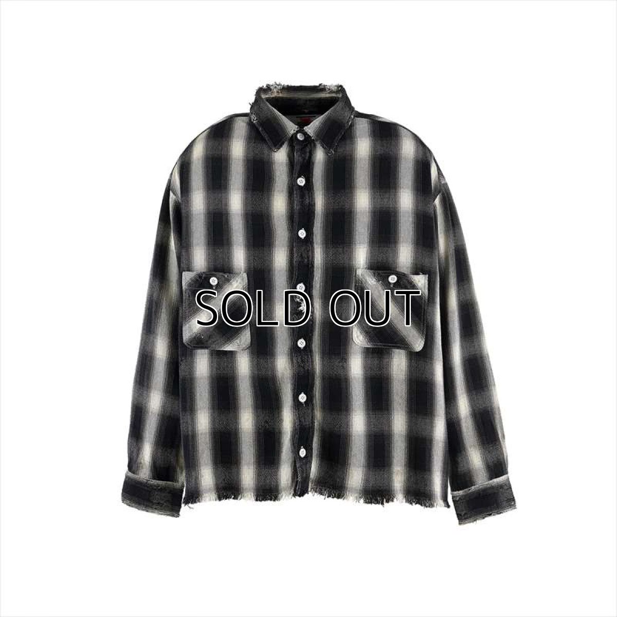 画像1: ©SAINT Mxxxxxx Frannel Shirt CHECK Black/White (チェックシャツ) (1)