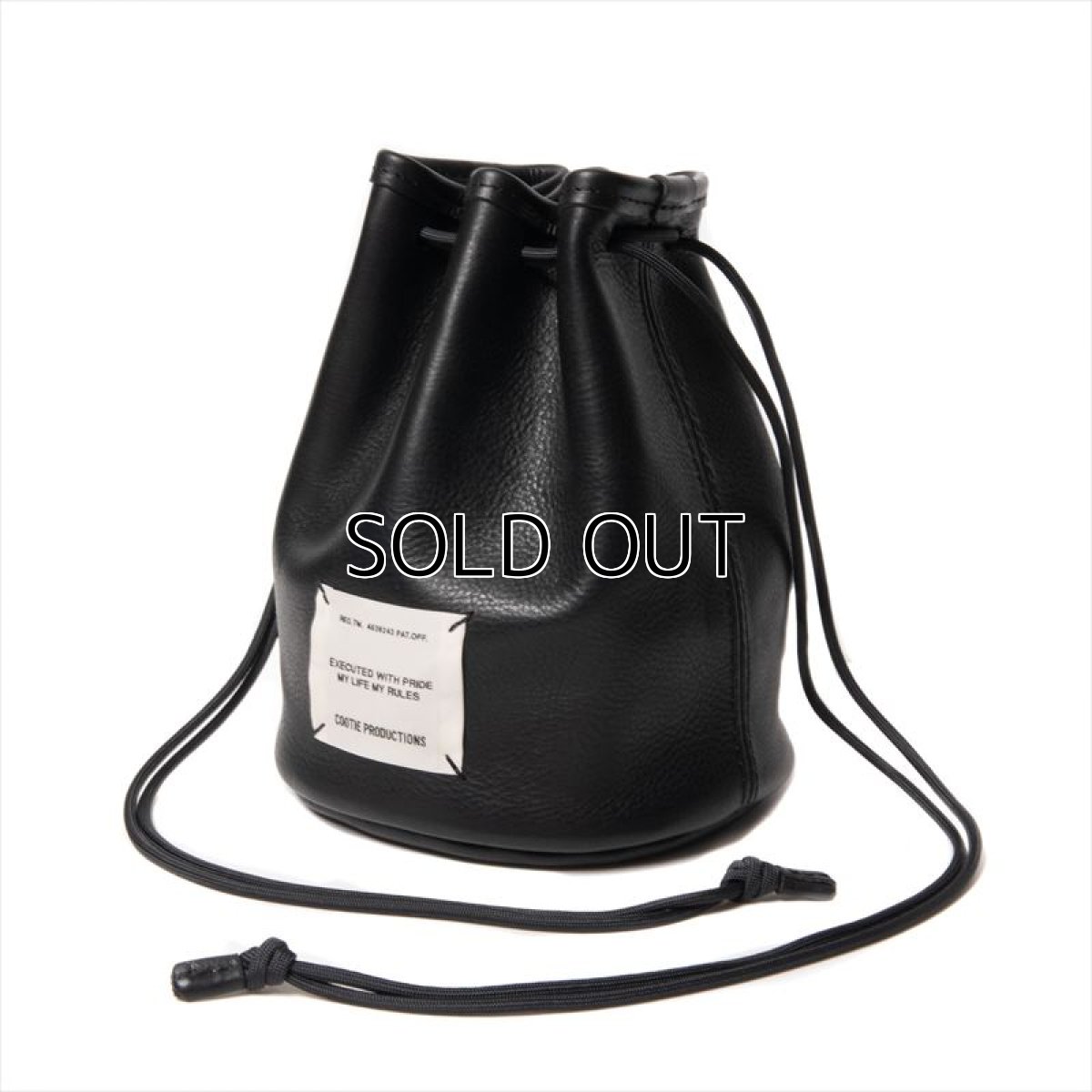 画像2: COOTIE PRODUCTIONS Leather Bucket Bag (レザーバケットバッグ) (2)