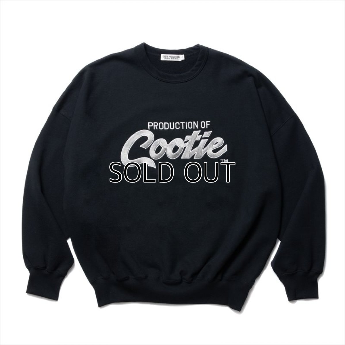 画像1: COOTIE PRODUCTIONS Embroidery Sweat Crew (PRODUCTION OF COOTIE) スウェット (1)