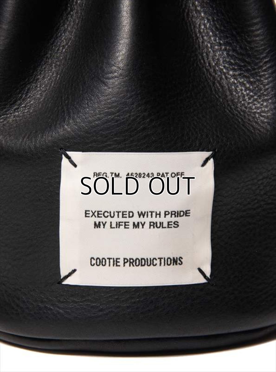画像4: COOTIE PRODUCTIONS Leather Bucket Bag (レザーバケットバッグ) (4)