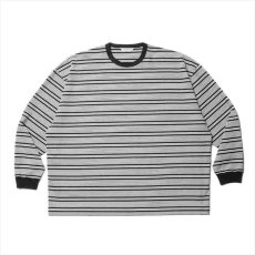 画像1: COOTIE PRODUCTIONS Supima Border Oversized L/S Tee (ボーダーロングスリーブTシャツ) (1)