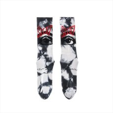 画像2: ©SAINT Mxxxxxx Socks Eye Tie Dye Black (ソックス) (2)