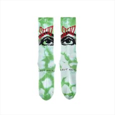 画像2: ©SAINT Mxxxxxx Socks Eye Tie Dye Green (ソックス) (2)