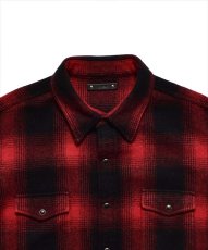 画像2: MINEDENIM Ombre Check Flannel RF Western Shirt (チェックシャツ) (2)