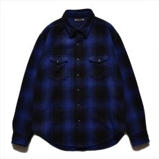 画像1: MINEDENIM Ombre Check Flannel RF Western Shirt (チェックシャツ) (1)