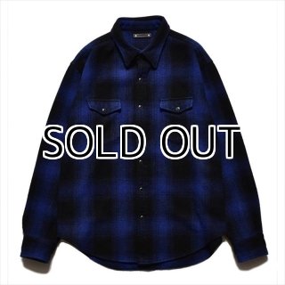 MINEDENIM Ombre Check Flannel RF Western Shirt (Red)