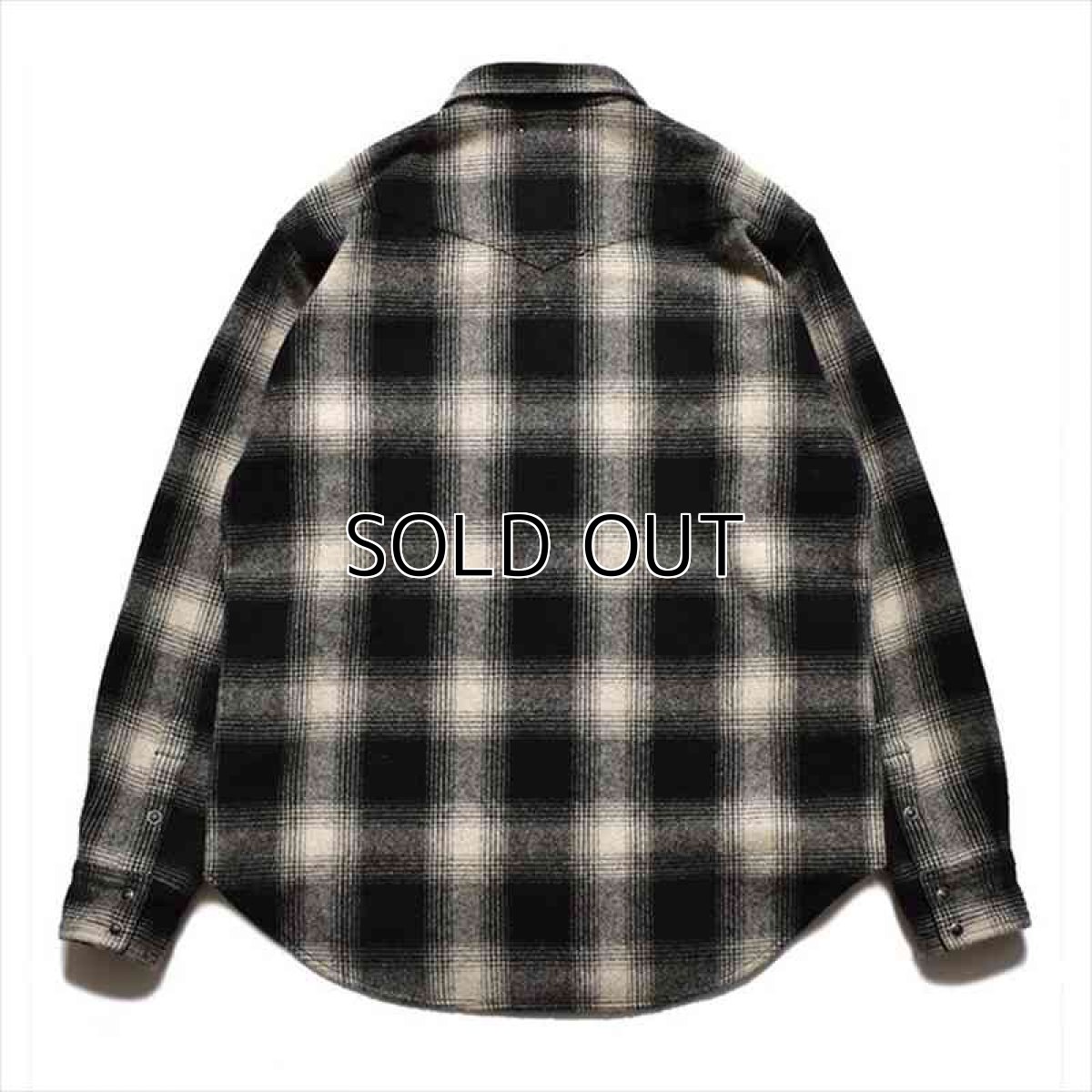画像4: MINEDENIM Ombre Check Flannel RF Western Shirt (チェックシャツ) (4)